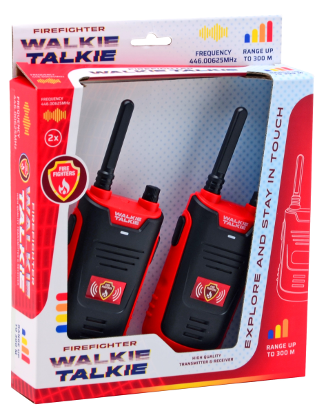 Walkie Talkie brandw. 300m.bereik 30036