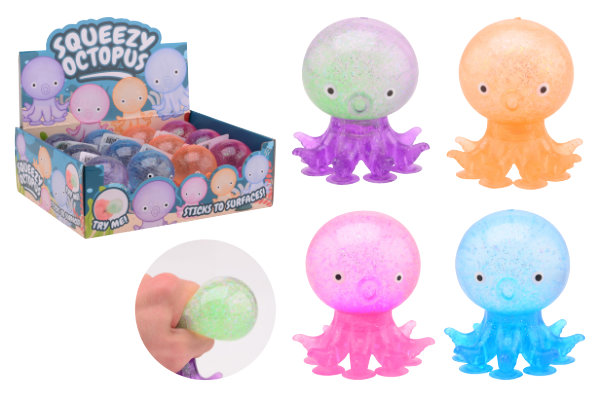 12 Squeezy inktvis in display 24521