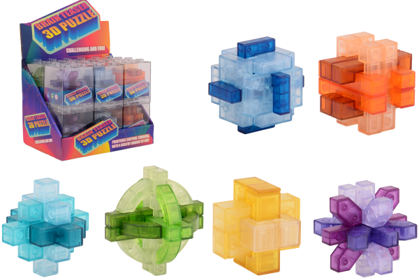 3D hersen puzzel in box 25059 6 ass.