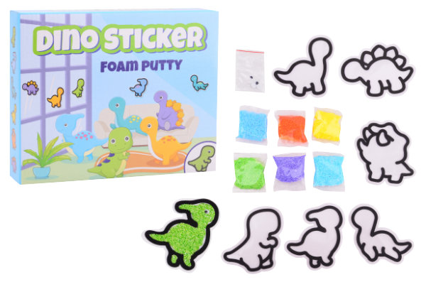 Maak je eigen dino foam sticker 28180