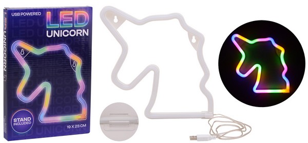 Eenhoorn regenboog nachtlamp 27720