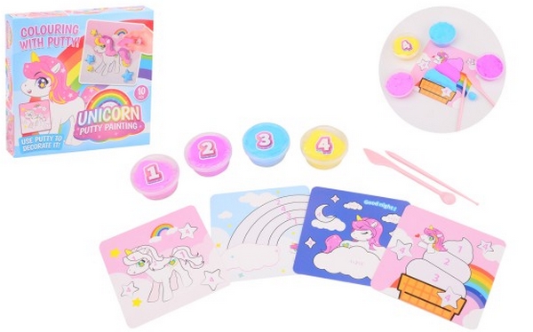 DIY eenhoorn putty painting in ds. 28181