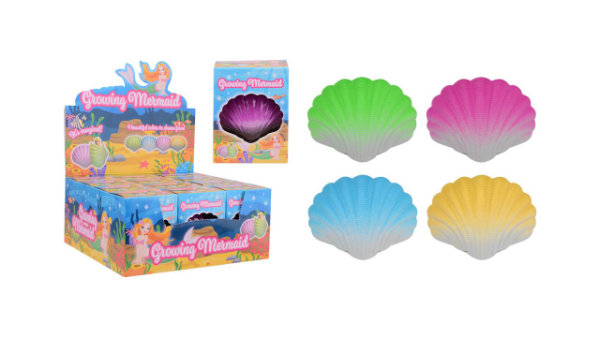 12 groeiende zeemeermin in schelp 24463