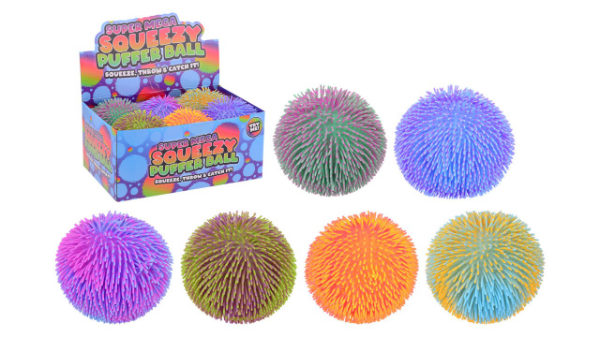 6 Fluffy bal Duo color 23 cm 24381