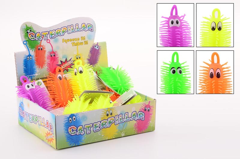 24 funtoy 12 cm rups met licht 24252