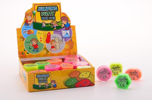 48 jumping putty met oogjes display24236