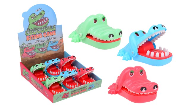 6 Krokodillen bijt spel in display 24466