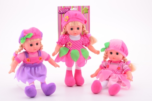 Baby rose pop op kaart 3 ass. 27653