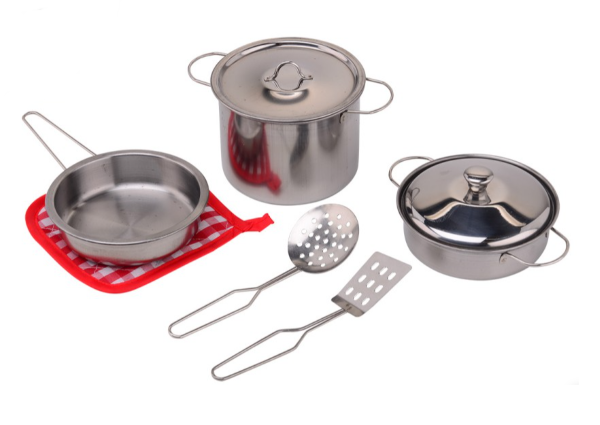 Home+kitchen stalen pannenset 27490