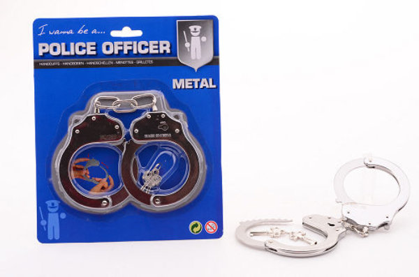 Metalen handboeien op kaart 26463