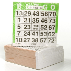 500 vel bingokaarten 360601