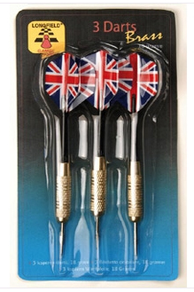 3 darts op kaart 18 gram koper 060638