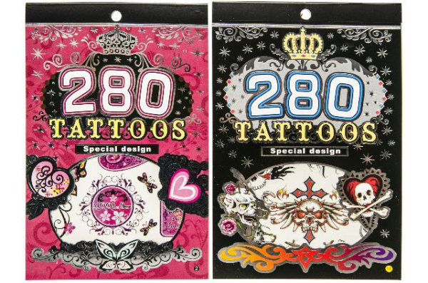 16 boekjes met tattoos 2 ass. 2246