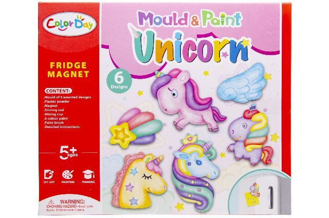 Giet en verf je eigen Unicorn magneet