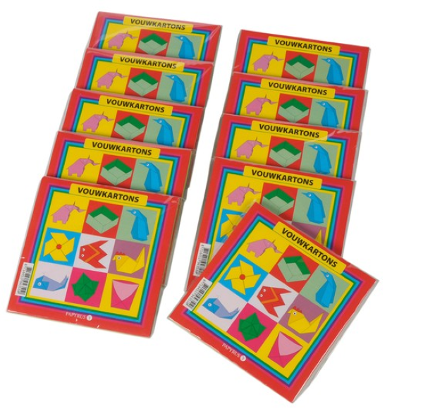 10 Pakjes vouwkartons 12X12cm 894351