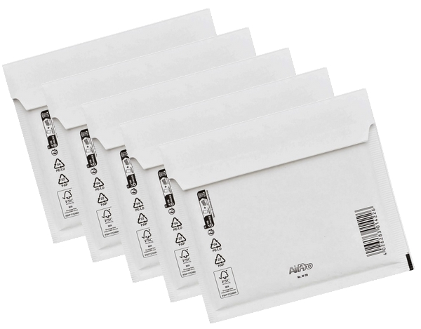 5 luchtkussen CD enveloppen W/CD