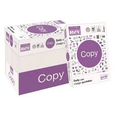 5x500 vel kopieerpapier Rey copy 80gr.A4