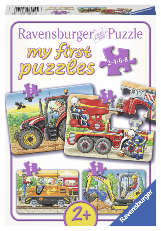4 puzzels op het werk 2-4-6-8 st. 069545