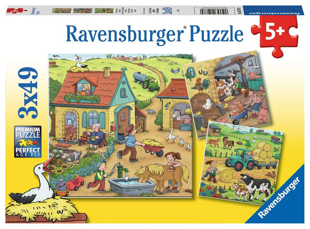 Ravensburger puzzel 3x49 stukjes 050789