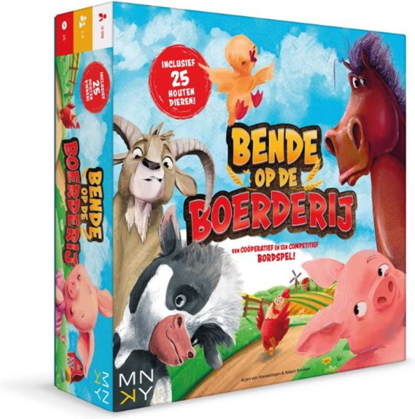 MNKY Bende op de boerderij bordspel
