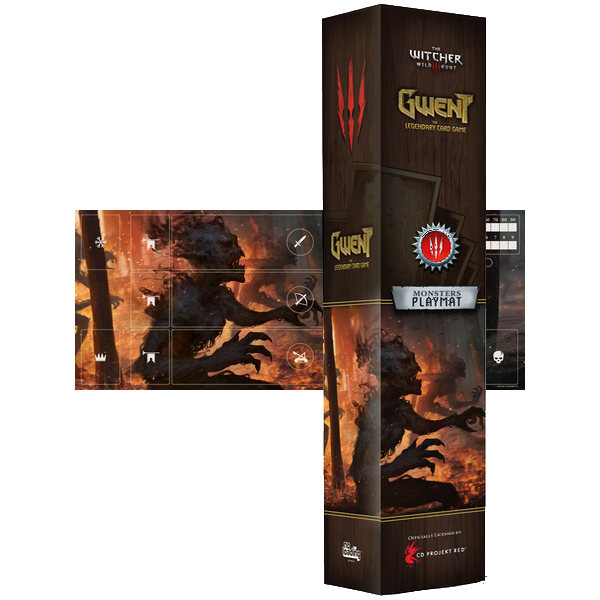 MNKY Gwent speelmat Monsters 290x370 mm