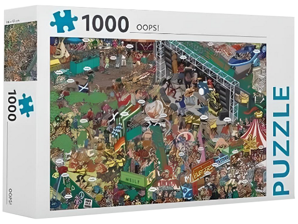 Rebo puzzel 1.000 st. Oops