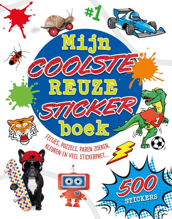 Rebo boek mijn coolste reuze stickerboek