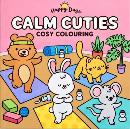 Calm cuties happy days Cosy colouring