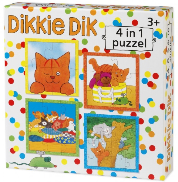 4 in 1 puzzel Dikkie Dik