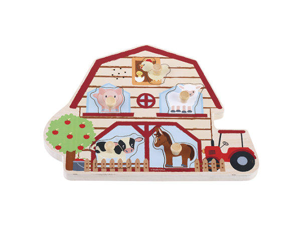 Studio Circus houten geluidenpuzzel30396