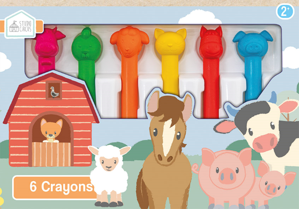 Studio C. boerderij waskrijtjes 19110