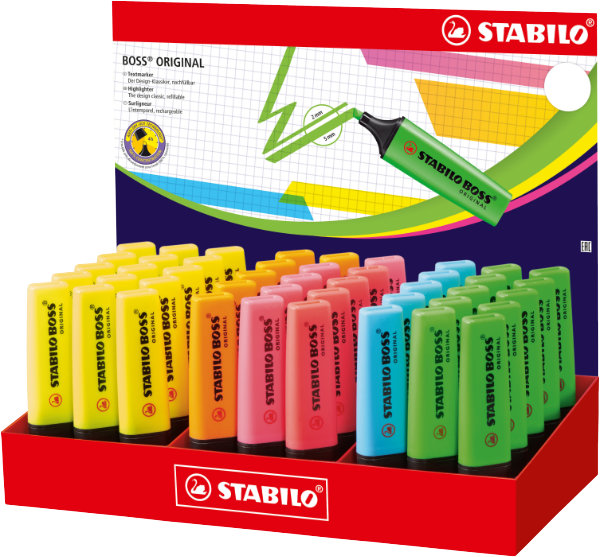 45 Stabilo boss accentueer stiften