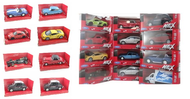 18 welly auto in vensterdoos 21100Z