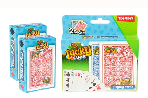 2 pakjes Lucky Games speelkaarten 51405A