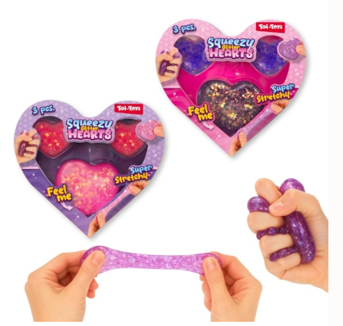 3 Slow Rise squeezy hartjes 2ass. 00159Z