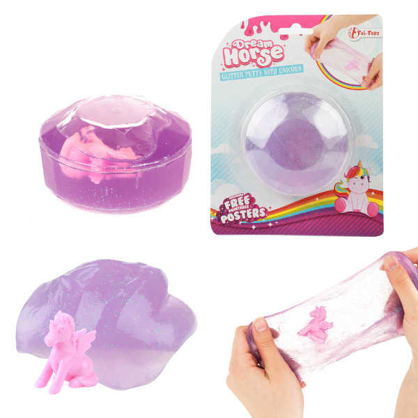 Dream horse glitterputty 2 ass. 35245Z