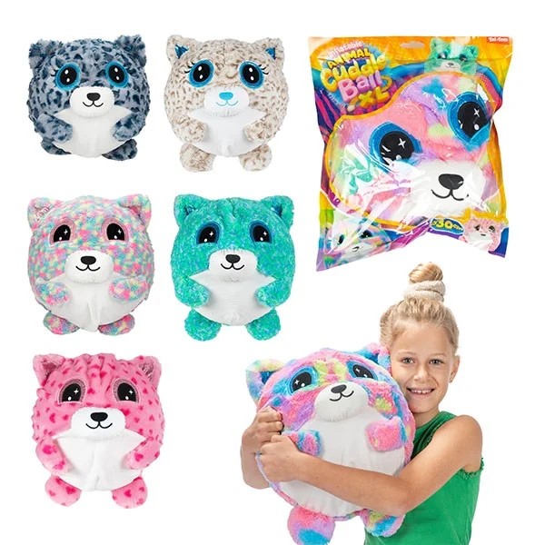 Knuffeldier pluche opbl. 30 cm 68627Z