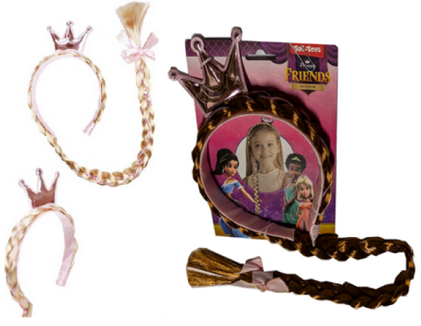 Princess Fr. diadeem+vlecht+kroon 12711B