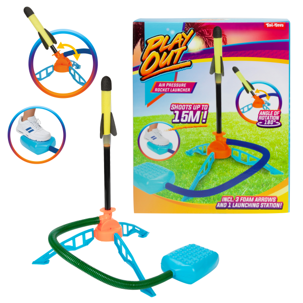 Luchtdruk raket + lanceerbasis 64587Z