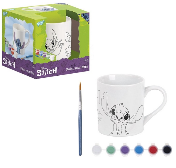 Stitch kleur je eigen mok 700154