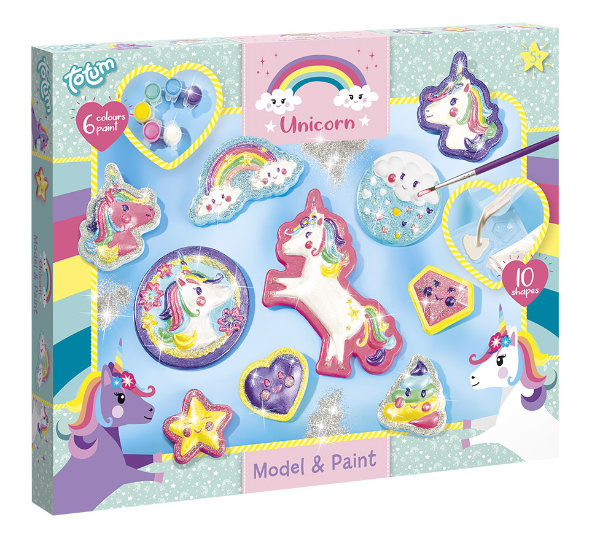Unicorn gips en verfset 071759