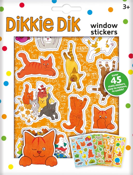 Dikkie Dik raamstickers 19570