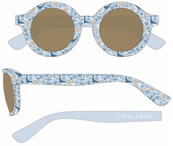Little d. zonnebril ocean blauw 125797