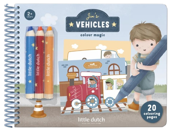 Jim's kleurboek + kleurpotloden BT126855