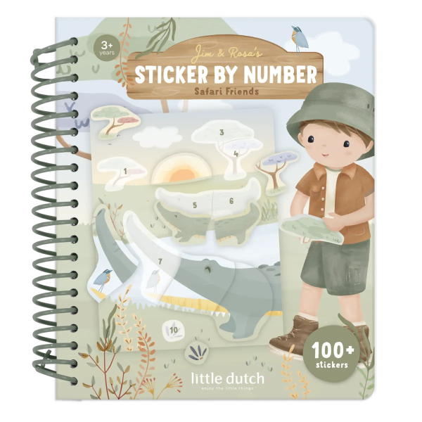 Little D.sticker op nummer Safari Jim