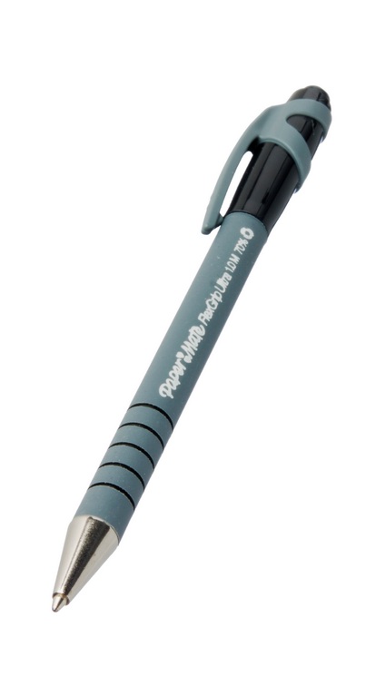 12 Papermate Flexgrip Ultra balpen zwart