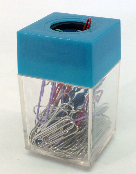 Paperkliphouder kunststof kleur mint