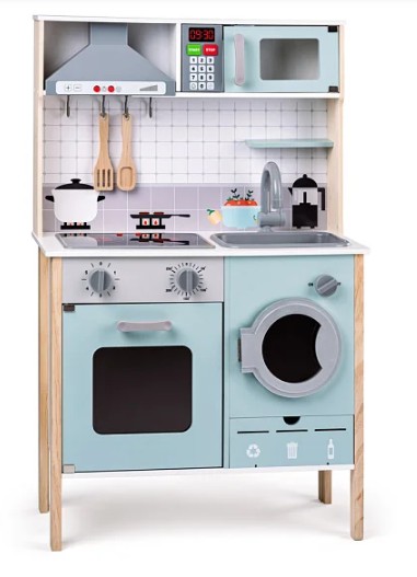 Woody keuken met licht en geluid 90199