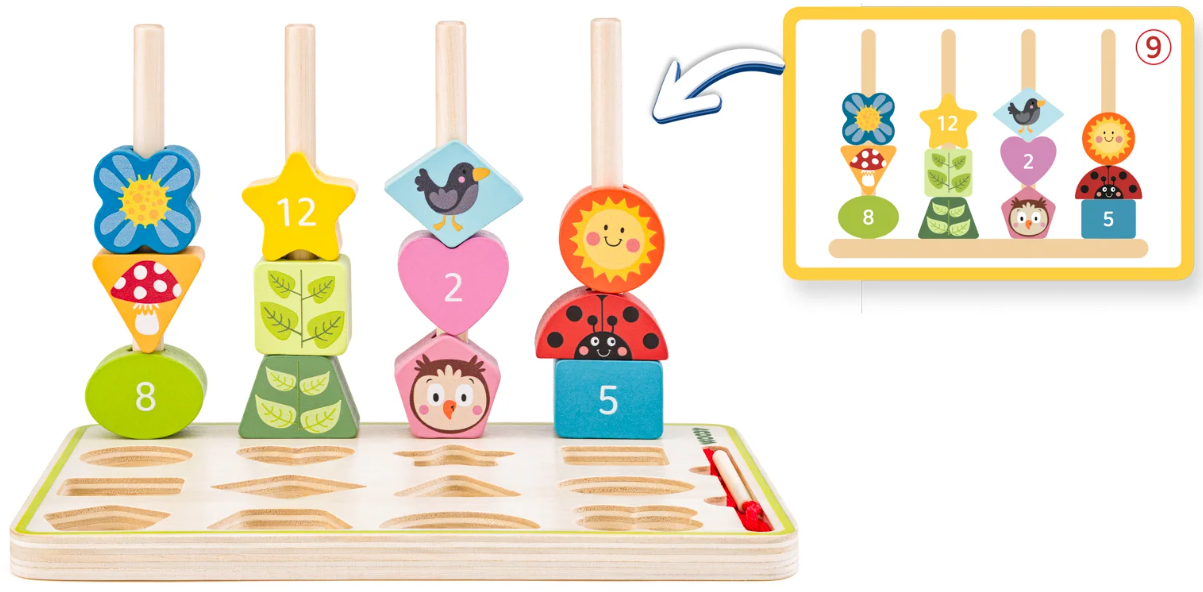 Woody puzzel met bosdieren 91945