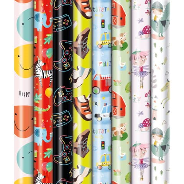 Rol geschenkpapier Bambini 200x70cm